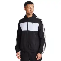 Foot Locker Lacoste Diamond Weave Colorblock Broeken Heren - Zwart - Maat XS - Poly Woven aanbieding