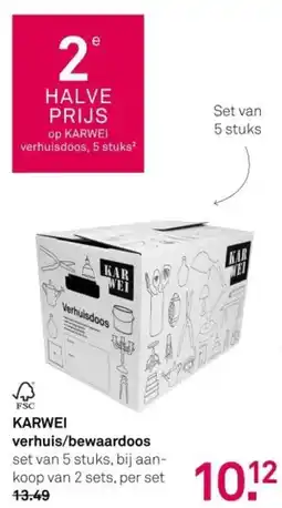 Karwei Karwei verhuis/bewaardoos aanbieding