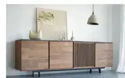 IN.HOUSE Dressoir Sirione HPL zebra marmer old teak aanbieding