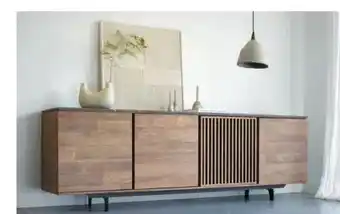 IN.HOUSE Dressoir Sirione HPL zebra marmer old teak aanbieding