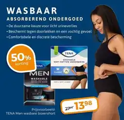 Trekpleister WASBAAR ABSORBEREND ONDERGOED aanbieding
