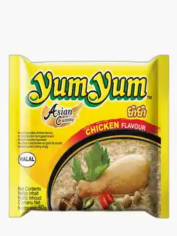 Flink Yum Yum Chicken flavour instant noodles 60g aanbieding
