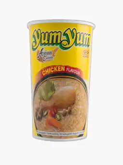 Flink Yum Yum Chicken flavour instant noodles cup 70g aanbieding