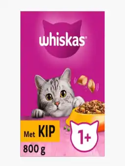 Flink Whiskas Adult kip 800g aanbieding