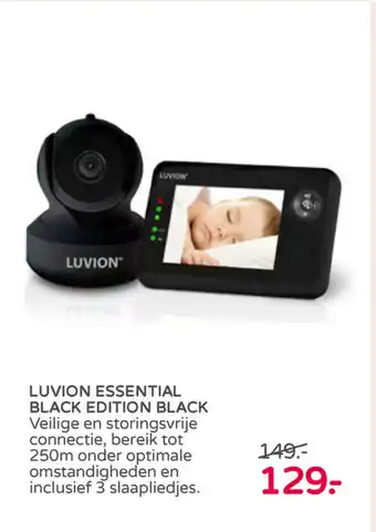 Prenatal Luvion Essential Black Edition Black aanbieding