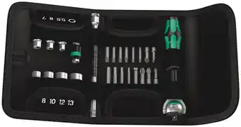 Conrad Wera Kraftform Kompakt Zyklop 05051045001 Dopsleutel-bitinzetset Metrisch 1/4 (6.3 mm) 26-delig aanbieding
