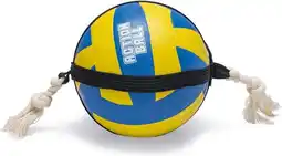 Intratuin Beeztees vollybal met touw 20,4 x 20,4 x 20,4 cm aanbieding