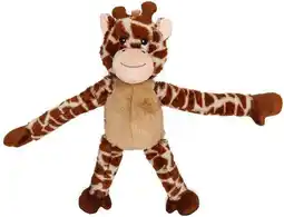 Intratuin Beeztees knuffel giraf Jungle 40 x 23 x 14 cm aanbieding