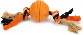 Intratuin Beeztees speelbal Sumo Fit Ball oranje 31,8 x 7,9 x 7,9 cm aanbieding