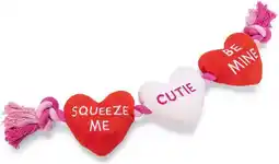 Intratuin Beeztees touw flossy love Valentijn 45 x 10 x 5 cm aanbieding