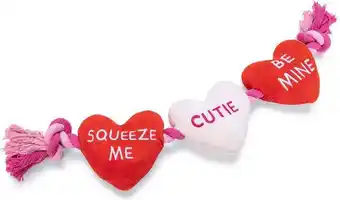 Intratuin Beeztees touw flossy love Valentijn 45 x 10 x 5 cm aanbieding