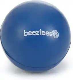 Intratuin Beeztees speelbal Massief nummer 1 blauw D 4,5 cm aanbieding