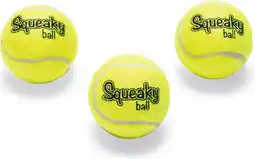 Intratuin Beeztees tennisbal met pieper D 5 cm 3 stuks aanbieding