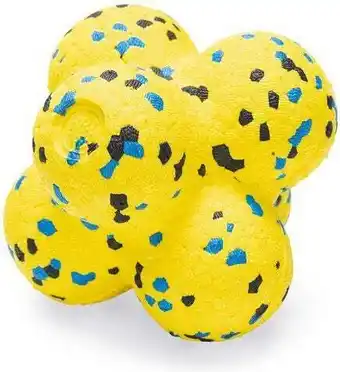 Intratuin Beeztees speelbal fetch atoom geel D 8 cm aanbieding
