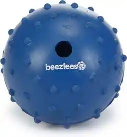 Intratuin Beeztees speelbal Massief nummer 7 blauw D 7 cm aanbieding