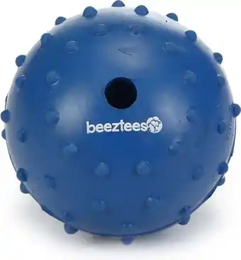 Intratuin Beeztees speelbal Massief nummer 7 blauw D 7 cm aanbieding