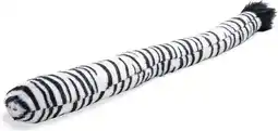 Intratuin Beeztees knuffel zebra staart Jungle 50 x 6 x 5 cm aanbieding
