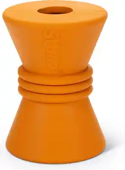 Intratuin Beeztees kauwspeelgoed Sumo Play Diabolo oranje D 7 H 10 cm aanbieding