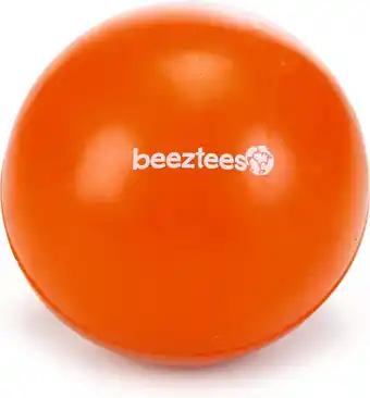 Intratuin Beeztees speelbal Massief nummer 5 oranje D 9 cm aanbieding