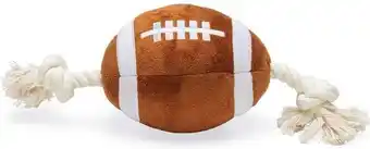 Intratuin Beeztees rugbybal met touw 33 x 11 x 11 cm aanbieding