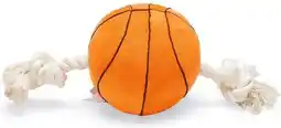 Intratuin Beeztees basketbal met touw 27 x 13 x 13 cm aanbieding