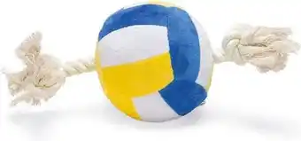 Intratuin Beeztees volleybal met touw 27 x 13 x 13 cm aanbieding