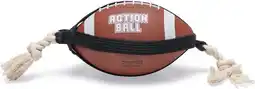 Intratuin Beeztees rugbybal met touw 21,5 x 21,5 x 15 cm aanbieding