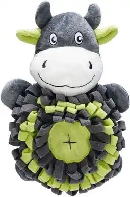 Intratuin Beeztees knuffel koe Hide & Seek 32 x 21,5 x 9 cm aanbieding