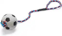 Intratuin Beeztees sponzenbal aan koord 30 x 6 x 6 cm aanbieding