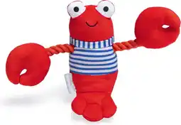 Intratuin Beeztees knuffel kreeft Frits 24 x 38 x 13 cm aanbieding
