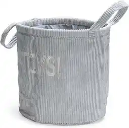 Intratuin Beeztees speelgoedmand Suus grijs D 30 H 30 cm aanbieding