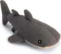 Intratuin Beeztees knuffel Minus One walvis grijs 33 x 22 x 8 cm aanbieding