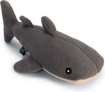Intratuin Beeztees knuffel Minus One walvis grijs 33 x 22 x 8 cm aanbieding