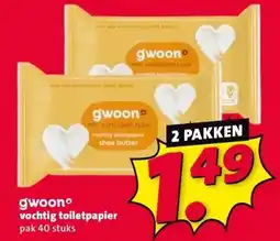 Nettorama gwoono vochtig toiletpapier aanbieding