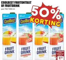 MCD Supermarkt COOLBEST FRUITONTBIJT OF FRUITDRINK aanbieding