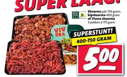 Nettorama Shoarma, kipshoarma of Vivera shoarma aanbieding