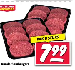 Nettorama Runderhamburgers aanbieding