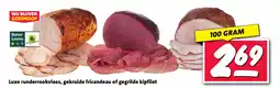 Nettorama Luxe runderrookvlees, gekruide fricandeau of gegrilde kipfilet aanbieding