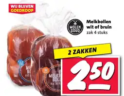 Nettorama Melkbollen wit of bruin aanbieding