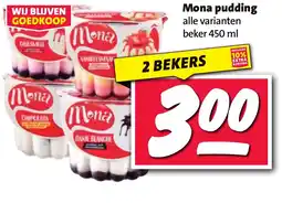 Nettorama Mona pudding aanbieding