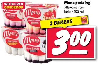 Nettorama Mona pudding aanbieding