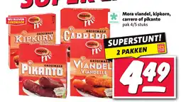 Nettorama Mora viandel, kipkorn, carrero of pikanto aanbieding
