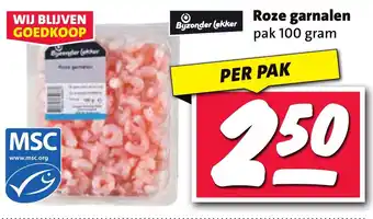 Nettorama Roze garnalen aanbieding