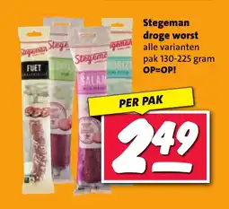 Nettorama Stegeman droge worst aanbieding