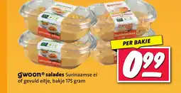 Nettorama Gwoon salades surinaamse ei of gevuld eitje aanbieding