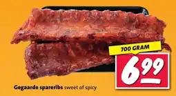 Nettorama Gegaarde spareribs sweet of spicy aanbieding