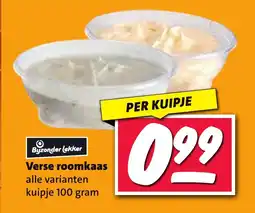 Nettorama Verse roomkaas aanbieding