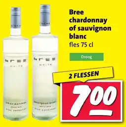 Nettorama Bree chardonnay of sauvignon blanc aanbieding