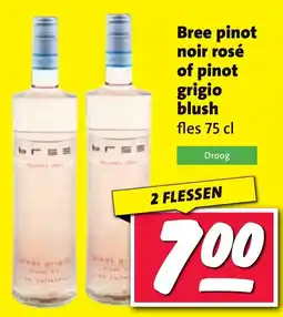 Nettorama Bree pinot noir rosé of pinot grigio blush aanbieding