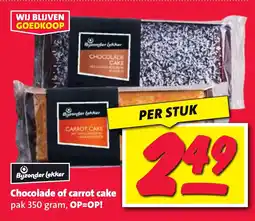 Nettorama Chocolade of carrot cake aanbieding